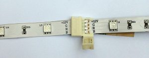 LED tape to LED tape connector (open)