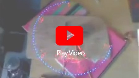 Creating a POV (persistence of vision) LED propeller clock