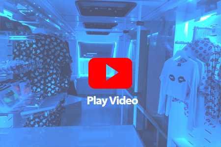Hot!MeSS tour-bus video - RGB LEDs