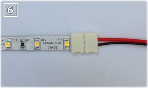 Closed LED Tape Connector