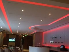 Red LED strip lights