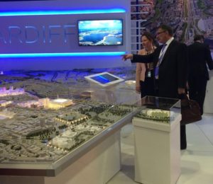 Single-colour LEDs present Cardiff model to great effect