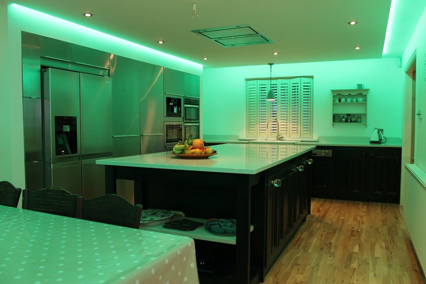 Residential kitchen LED lighting project