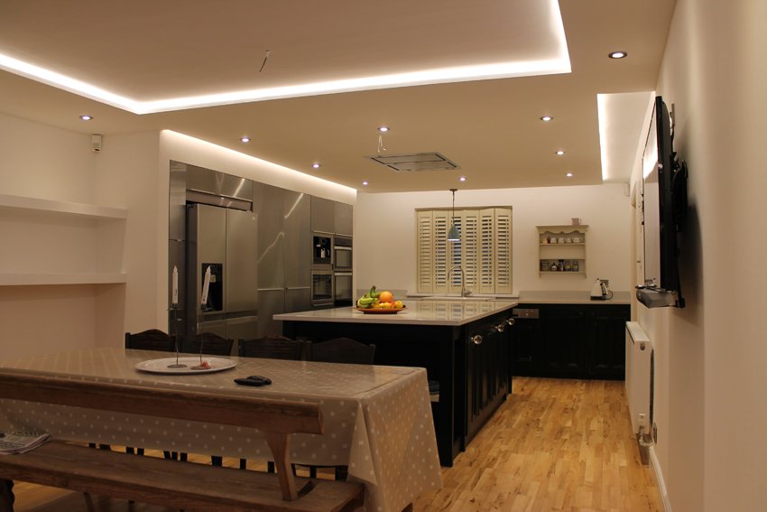 Residential kitchen LED lighting project