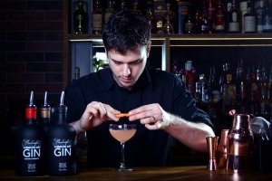 Mixing a good cocktail needs concentration