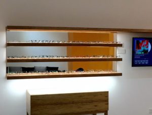 Neutral white LED tape downlighting