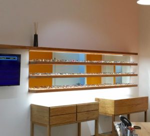 Seychelles eyecare store lit by InStyle LED