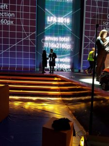 Setting the stage with LED step lights