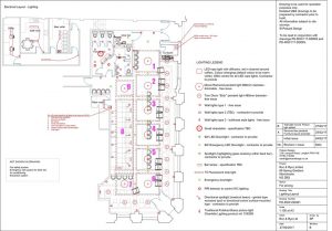 Lighting schematic for the Roc & Rye project