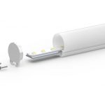 split view of 300-degree LED tube light