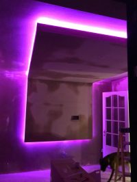 Cinema Room - LED installation/testing 1