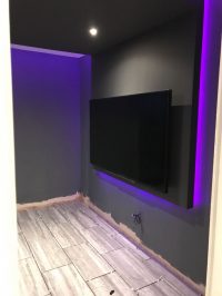 Cinema Room - LED installation/testing 2
