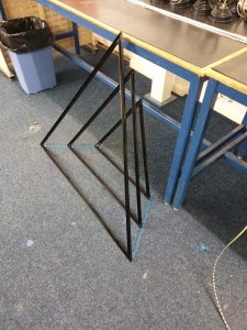 Triangle frame construction