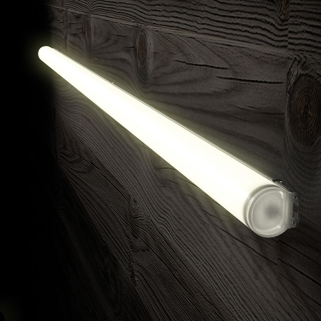 300 Degree LED Tube Light – RGBW tubes used in a home gym