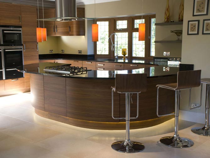 Smart kitchen with LED Strip Lights