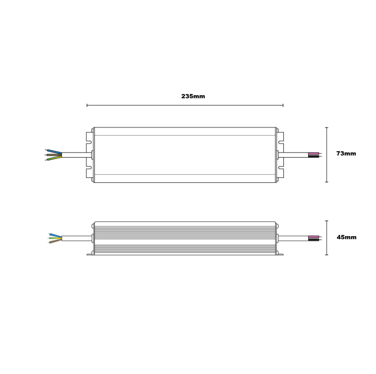 300W Constant Voltage LED Driver 12v / 24v IP67 - Image 2