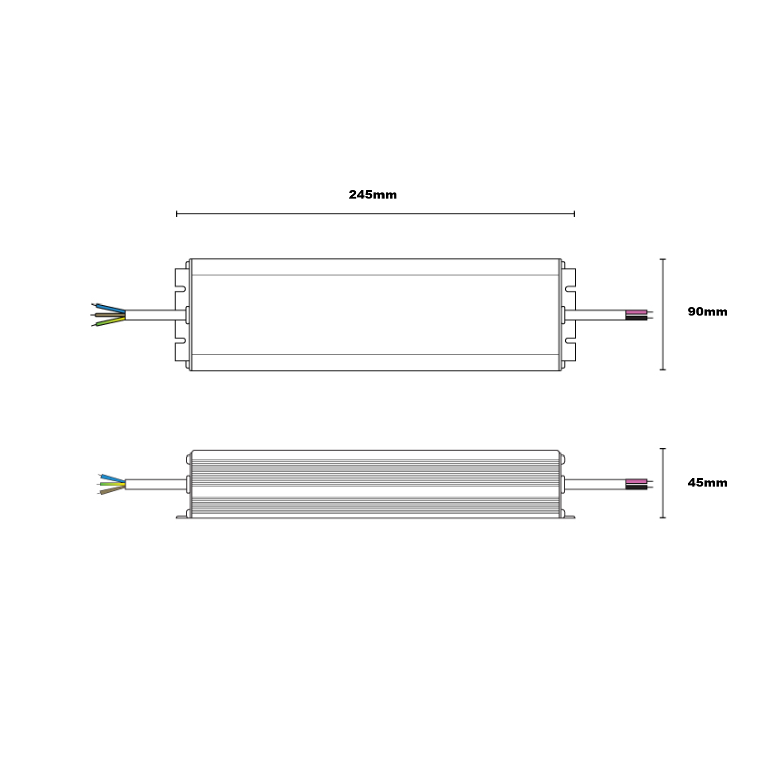 400W Constant Voltage LED Driver 12v / 24v IP67 - Image 2