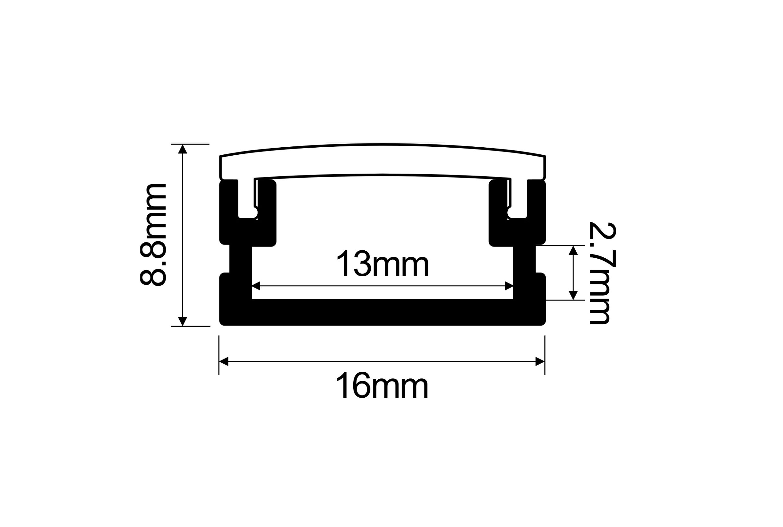Water Resistant LED Profile (IP 65) - Image 2