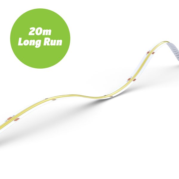 5w 24v COB Dotless - White LED Strip Light - 20m LONG RUN - Instyle LED ...