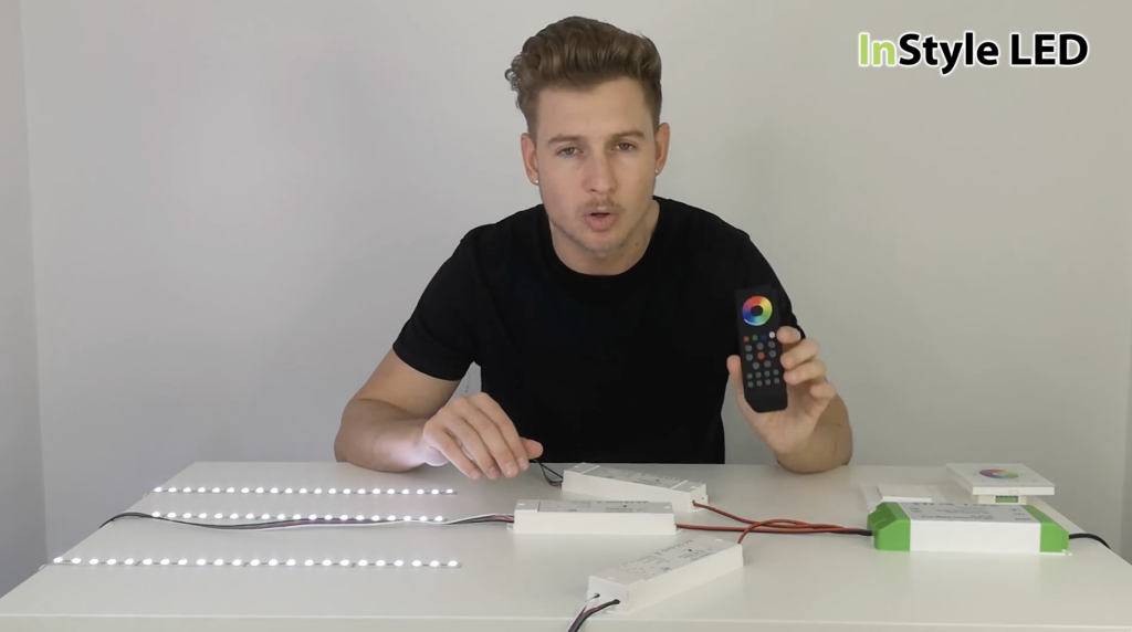 How to control multiple LED strips with Wireless RF
