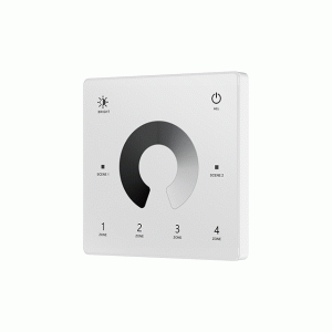 4 Zone | Wireless | Single Colour | Wall Plate (Battery)