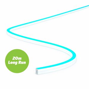 6mm x 12mm | Side Bend | Cyan Stealth Neon Flex