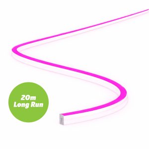 6mm x 12mm | Side Bend | Pink Stealth Neon Flex