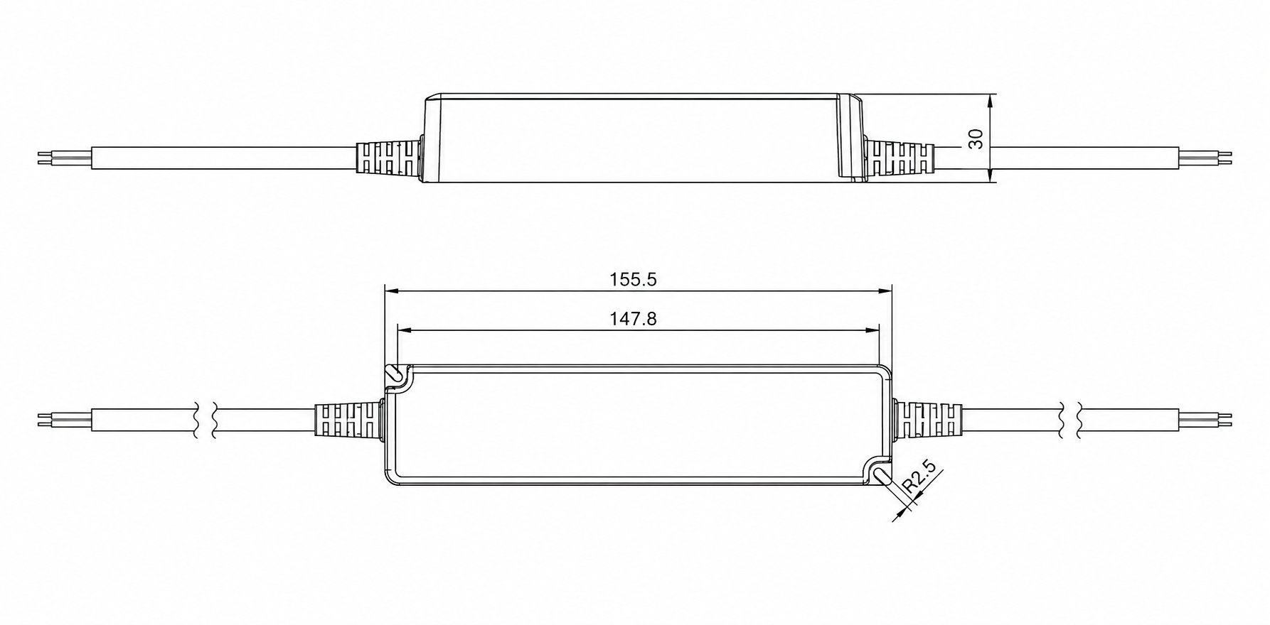 60W Constant Voltage LED Driver 24v IP67 - Image 2
