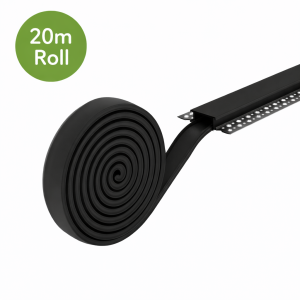 Black LED Profile Diffused Lens - 20m Reel