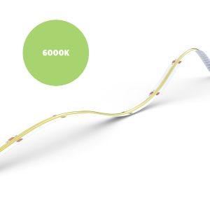 10w 24v COB Dotless - 6000K White LED Strip Light