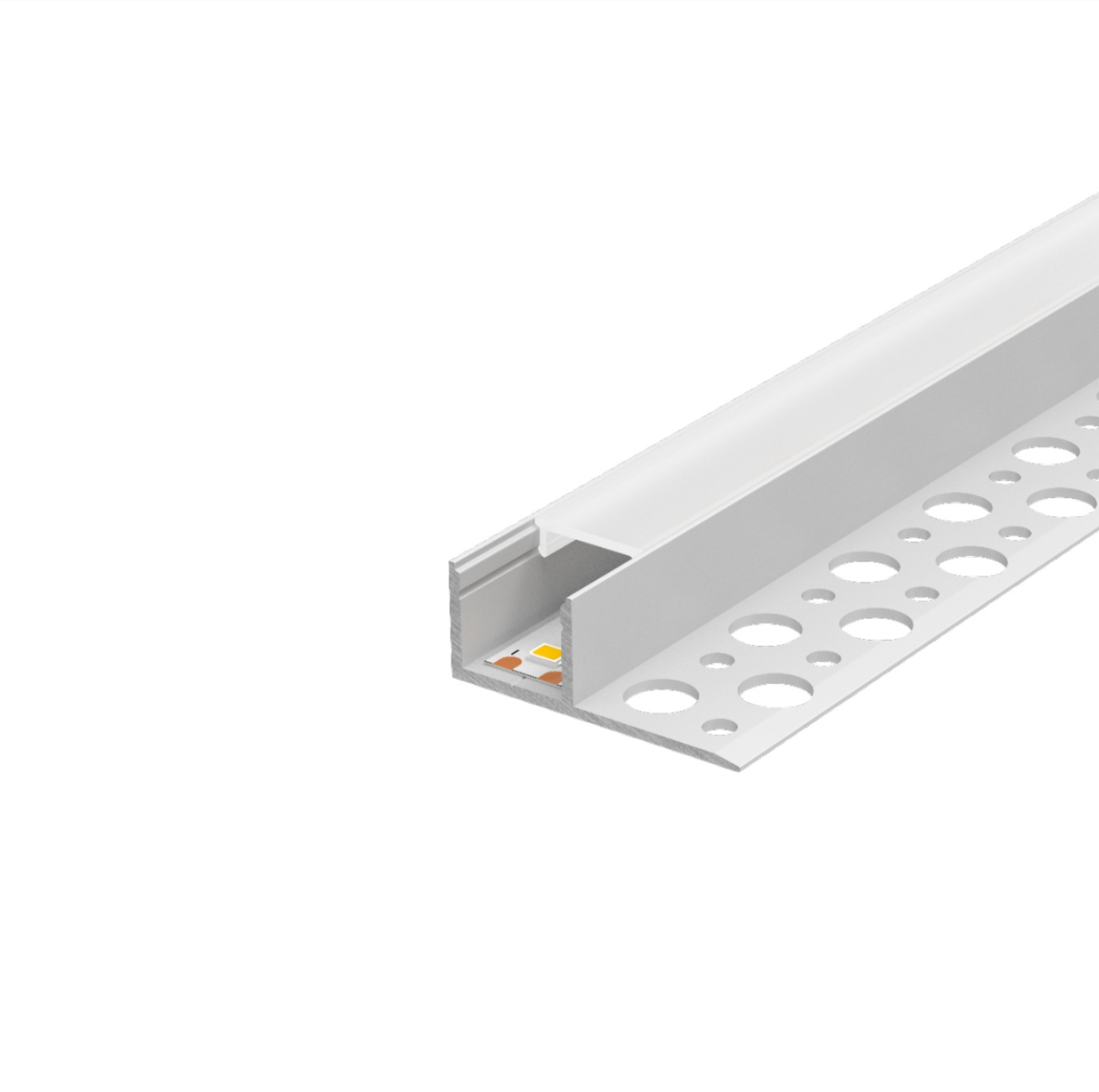 LED Profile Semi-Diffused Opal Lens - 20m Reel - Image 4
