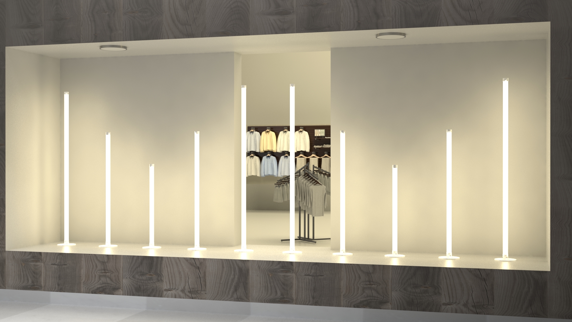 Round Base Floor Standing 360° LED Tube Light - Image 5