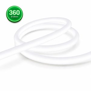 360° 25mm Multi bend Stealth Neon Flex - White