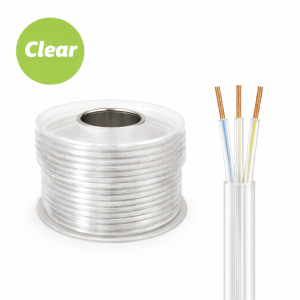 3 Core - 0.75mm² - Black - Low Voltage Cable - 9A (Chandelier) (CCT)