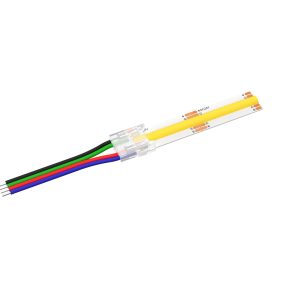 Crystal - Solderless - LED Strip to Wire Connector - 4 Pin- 10mm