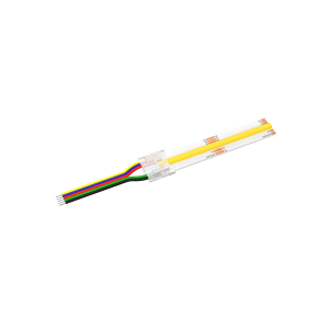 Crystal - Solderless - LED Strip to Wire Connector - 5 Pin - 12mm
