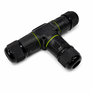 IP68 - Terminal Block Cable Connector - 3 Core T-Shape