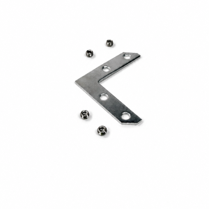 LED Profile - Flat 90° connector with 4 screws
