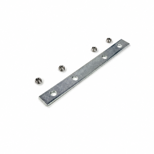 LED Profile - 180° Straight connector with 4 screws