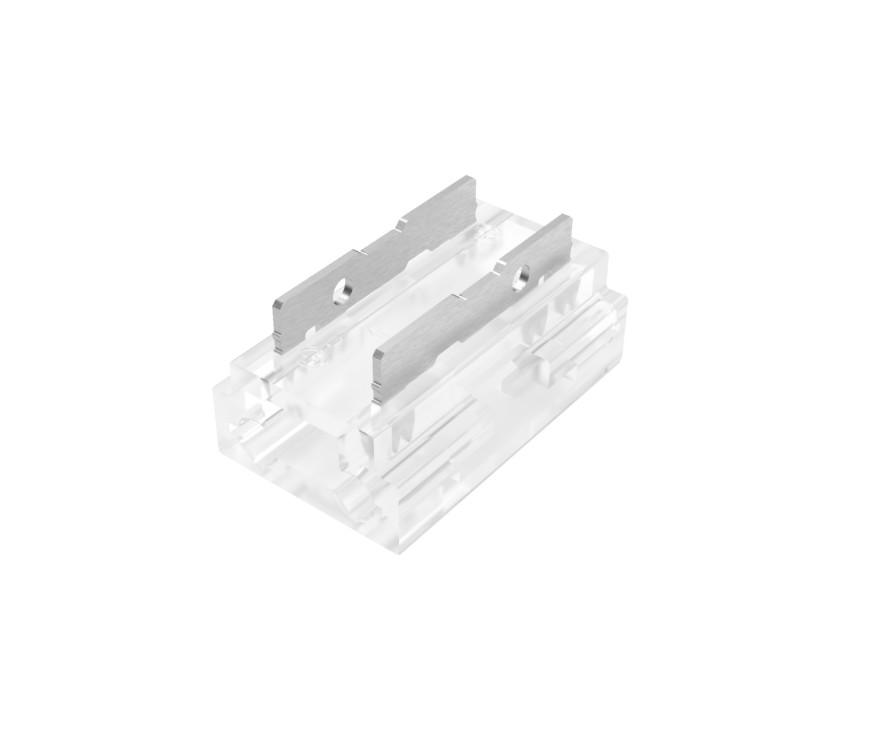 Crystal - Solderless - Full LED Strip Connector - 2 Pin - 8mm - Image 5
