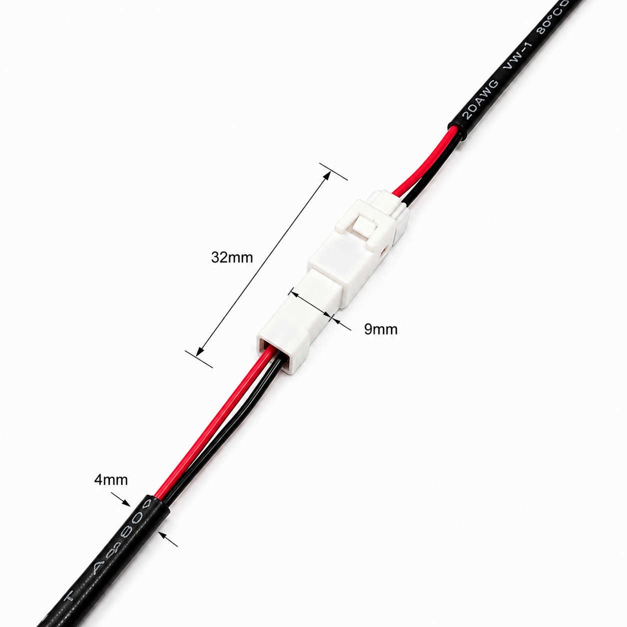 JST - 2 Pin - Cable Connector (Male and Female) IP67 - Image 4