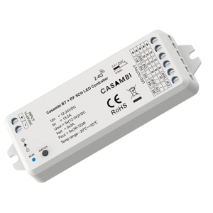 5 Channel - 5 x 3A - CASAMBI & RF - RGB/W - CCT - Single Colour - APP - LED Receiver