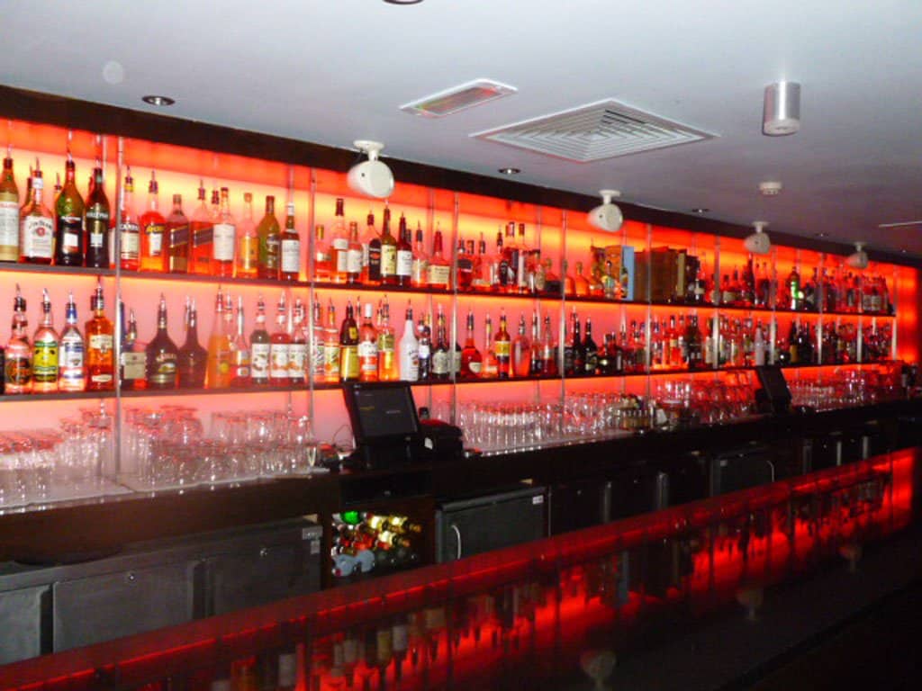 Laska Bar showing bar red using Instyle LED Tape
