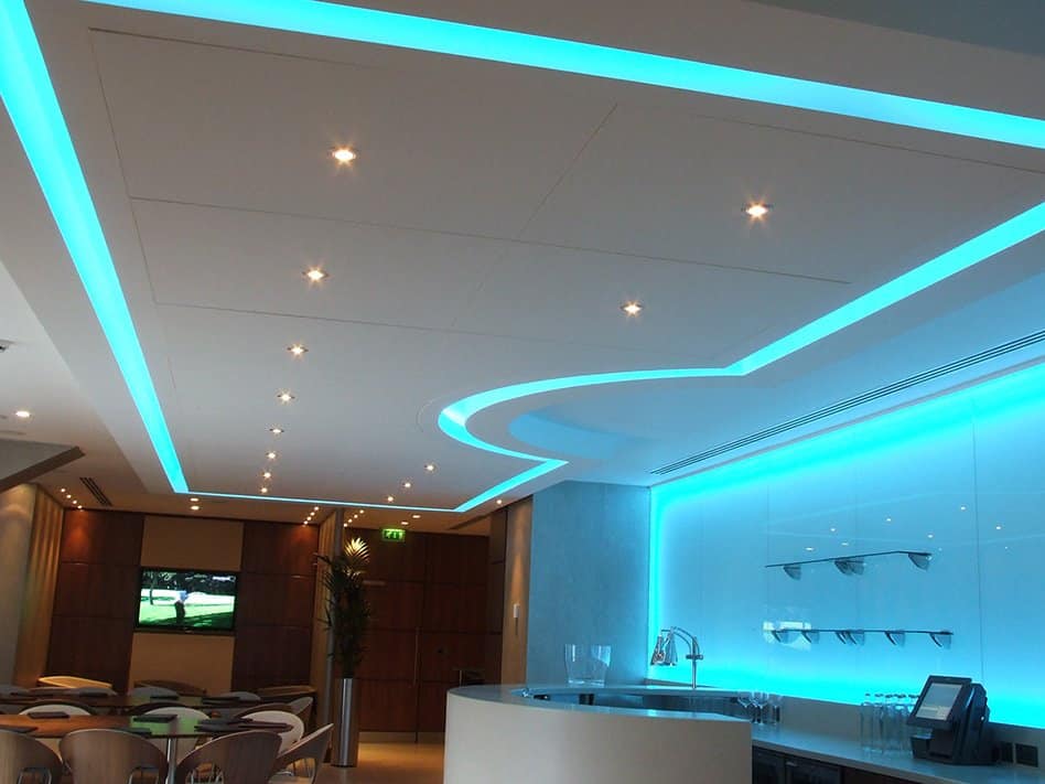 Instyle LED installed LED Tape in Manchester city fc- blue