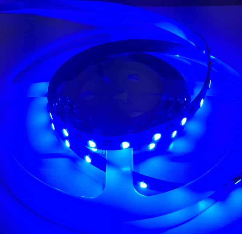 Blue LED Tape on a reel