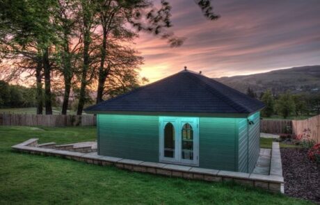 Summer house with view using LED Tape